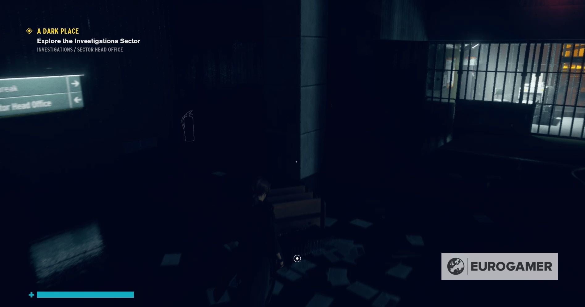 Control AWE DLC walkthrough   A Dark Place mission  Explore the Investigations Sector explained - 65