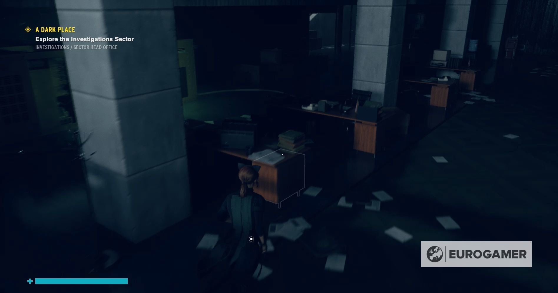 Control AWE DLC walkthrough   A Dark Place mission  Explore the Investigations Sector explained - 60