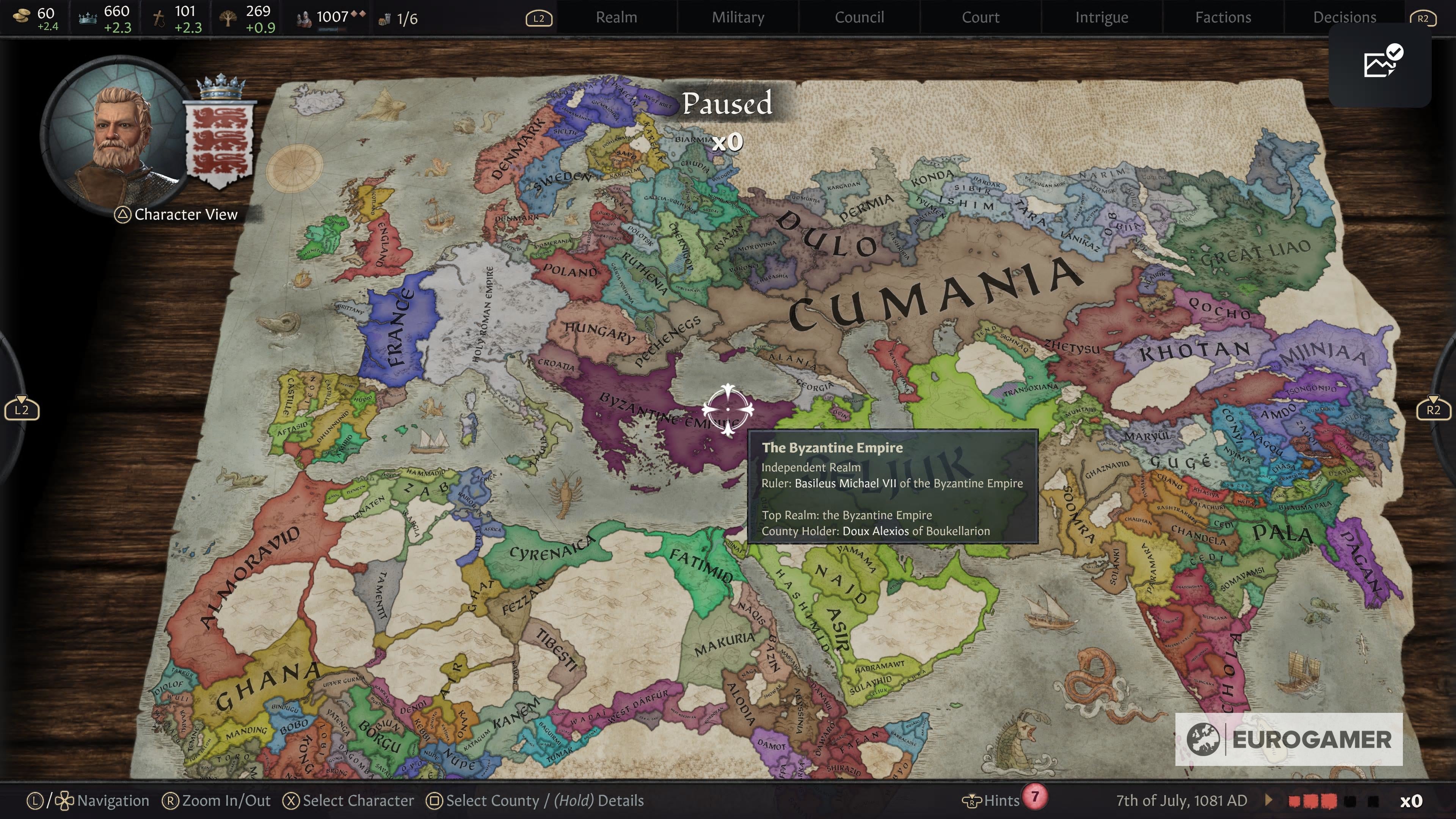 Playing Crusader Kings 3 on console  a bit unwieldy but it works - 13