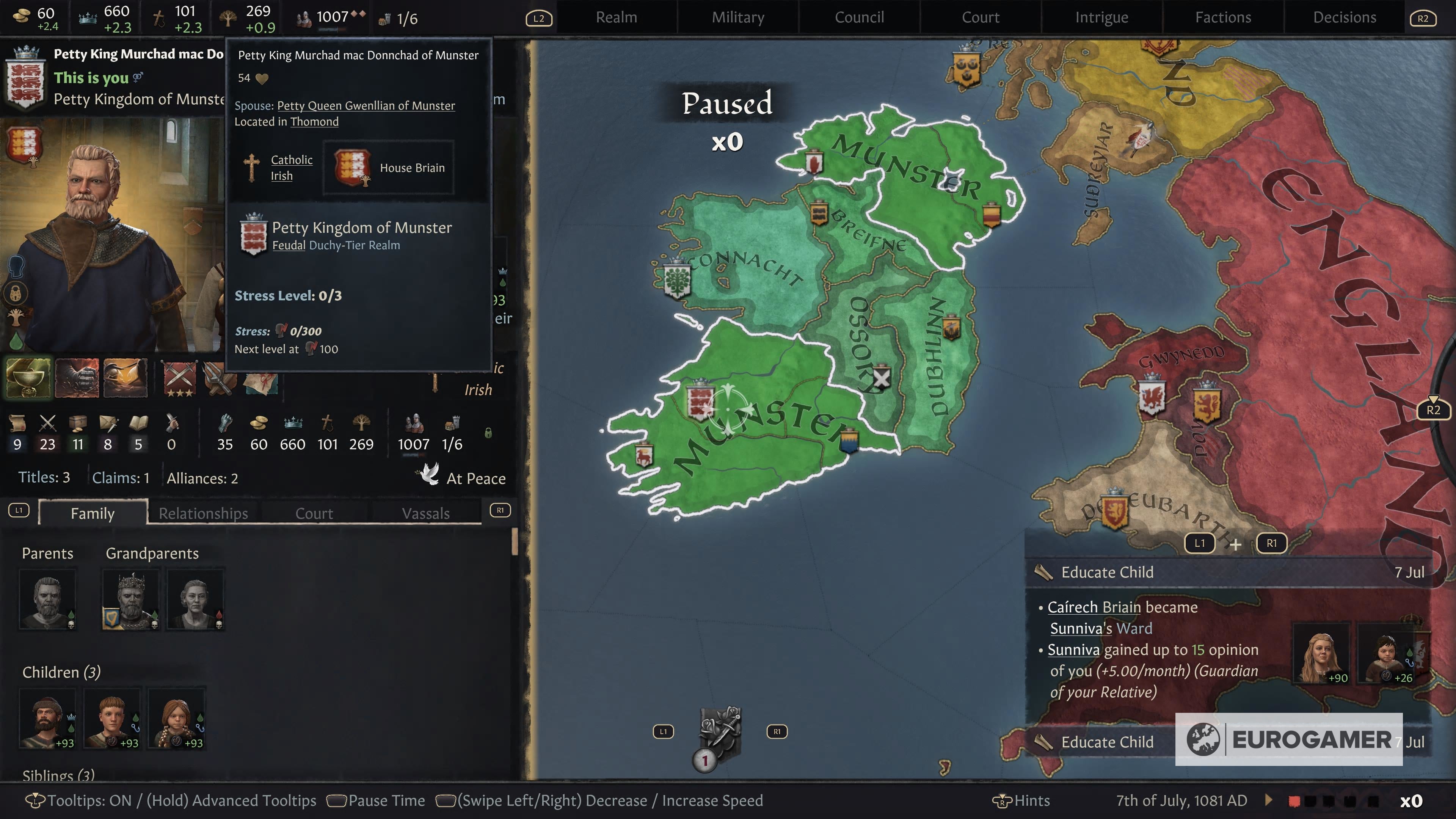 Playing Crusader Kings 3 on console  a bit unwieldy but it works - 62