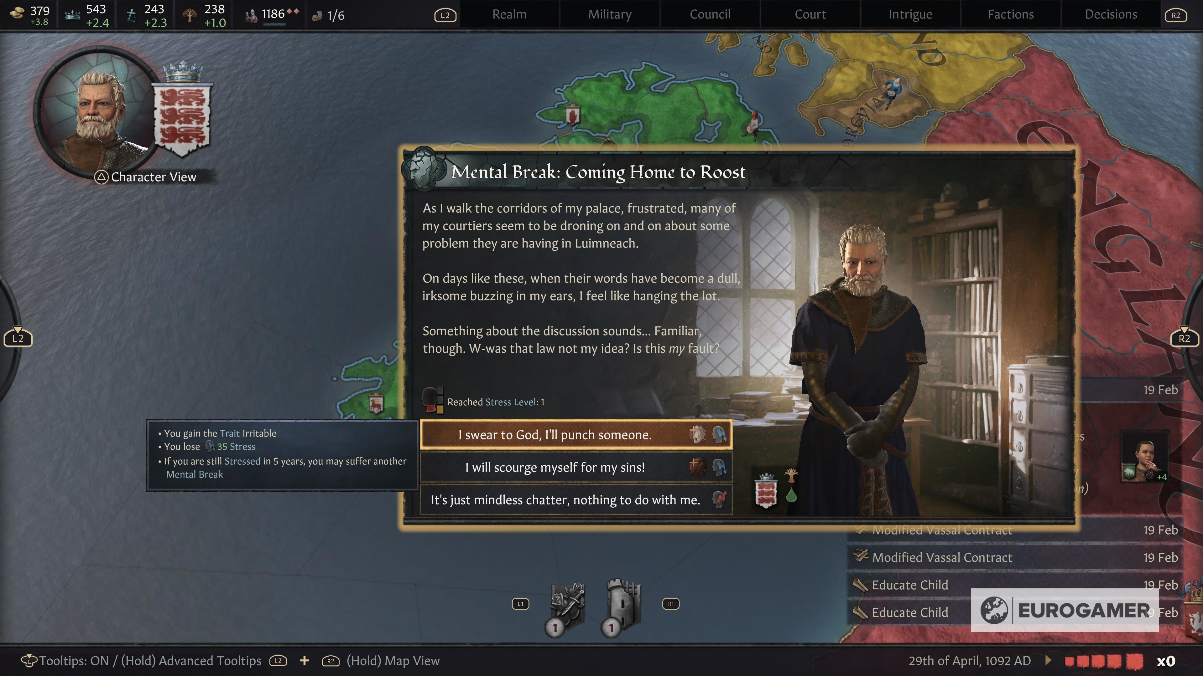 Playing Crusader Kings 3 on console  a bit unwieldy but it works - 95