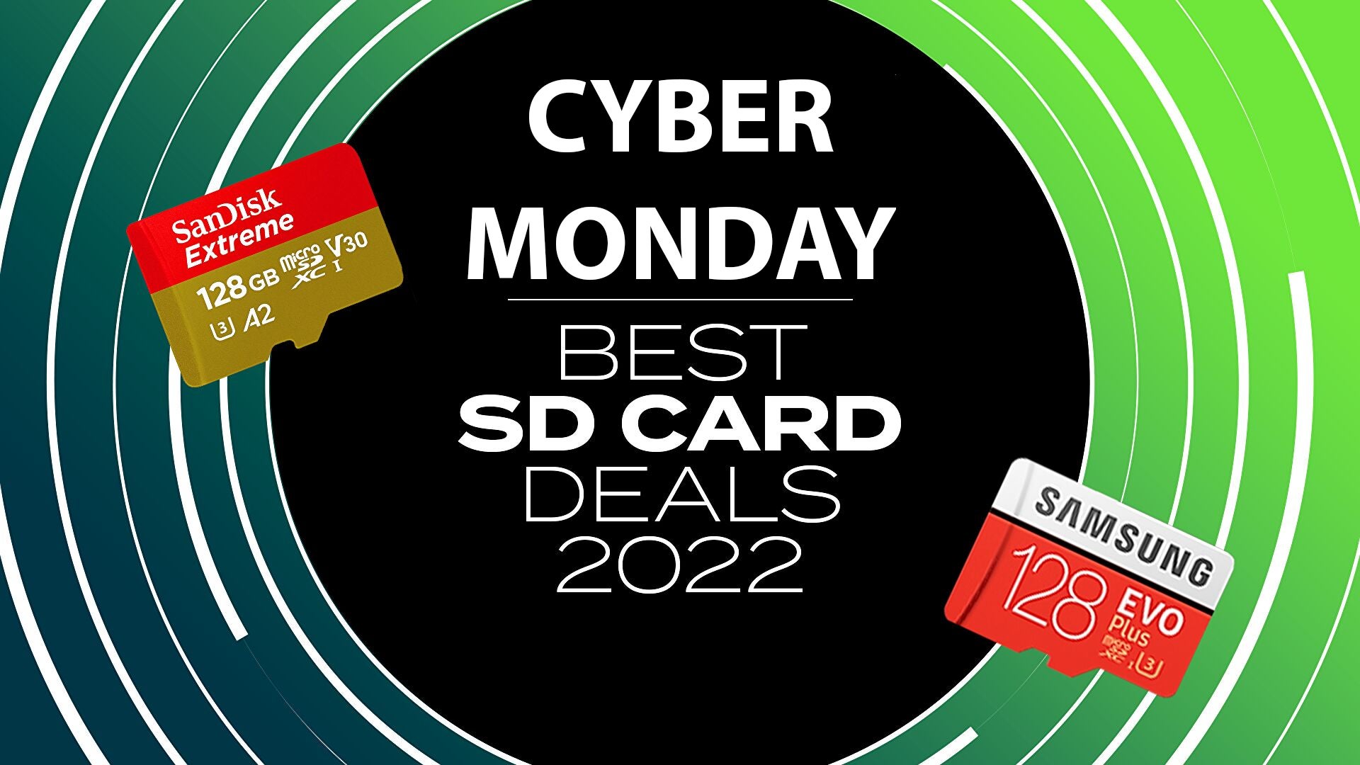 2022年网络星期一SD卡交易的图片:最佳优惠和折扣