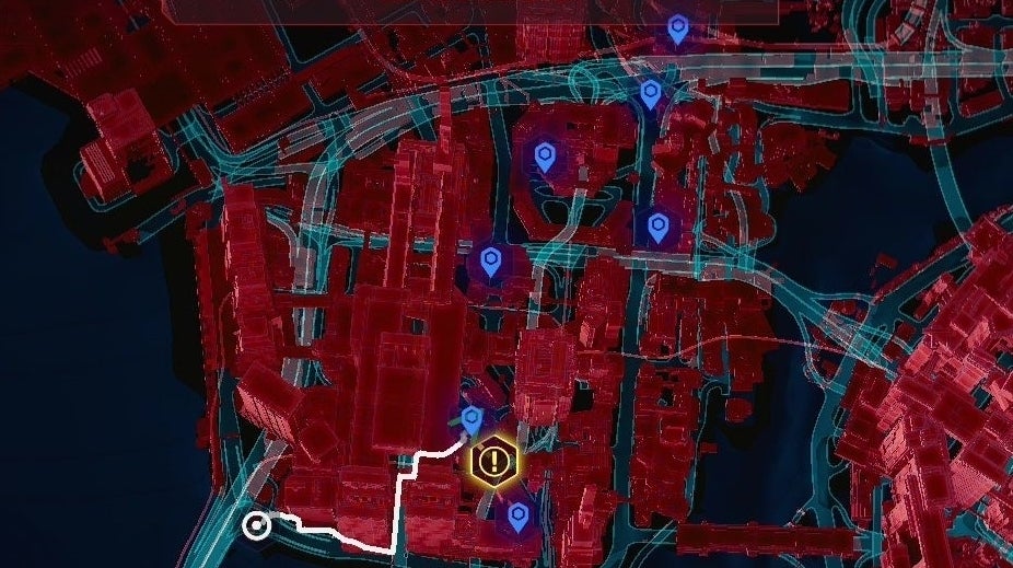 Киберпанк 2077 карта трясется