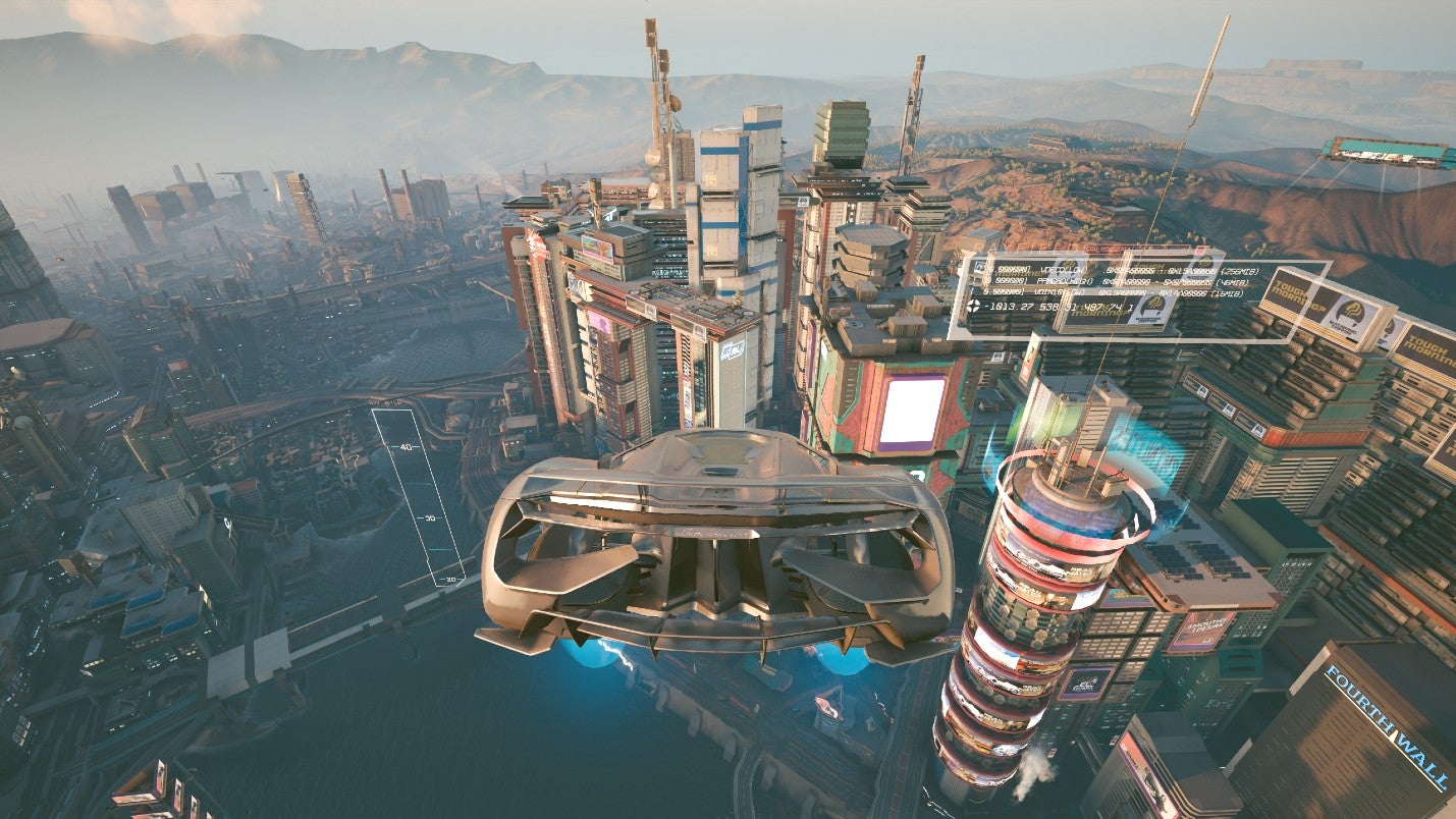 Image for Flying car mod for Cyberpunk 2077 is one slick piece of work