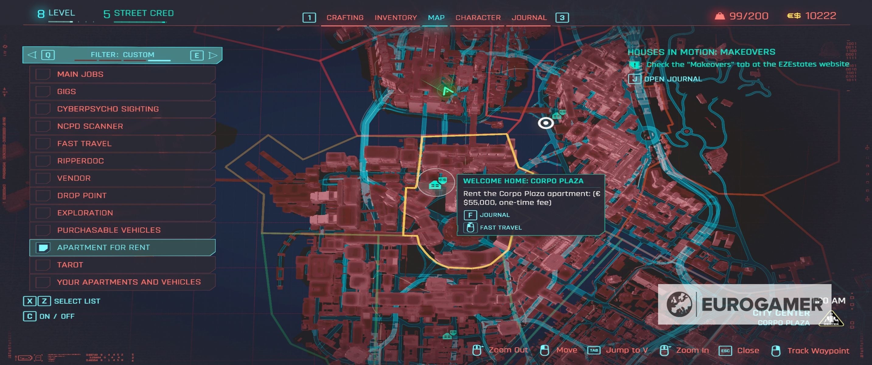 Cyberpunk 2077 apartment locations  costs and buffs explained - 98