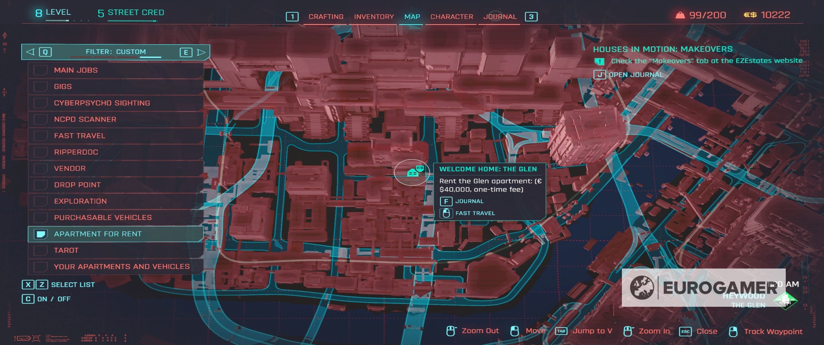 Cyberpunk 2077 apartment locations  costs and buffs explained - 94