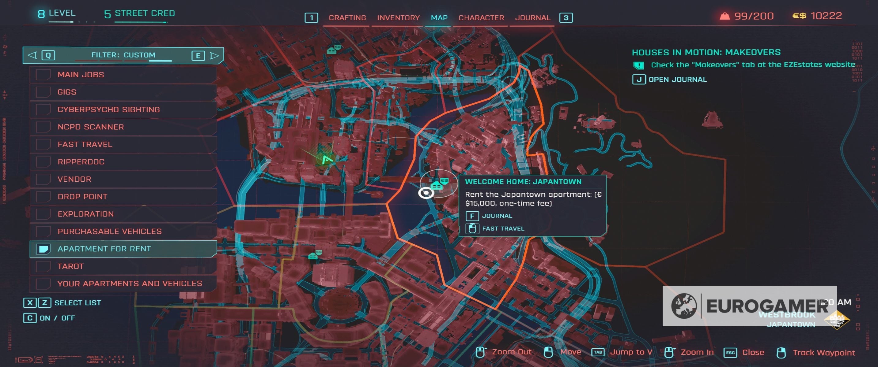Cyberpunk 2077 apartment locations  costs and buffs explained - 93