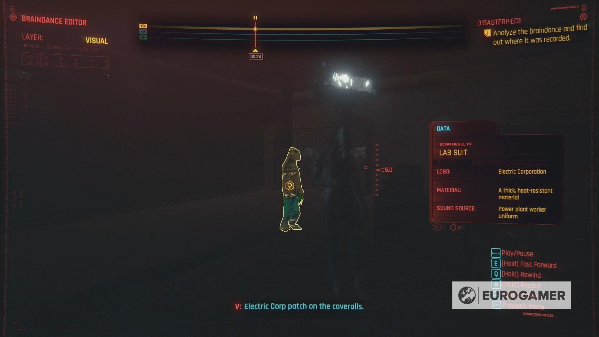 Cyberpunk 2077 Disasterpiece Braindance walkthrough - 24