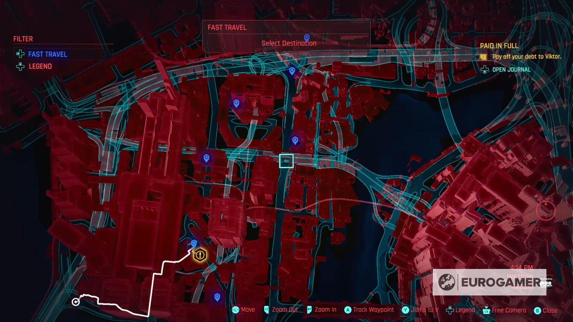 How to fast travel and how to unlock fast travel locations in Cyberpunk 2077 - 6