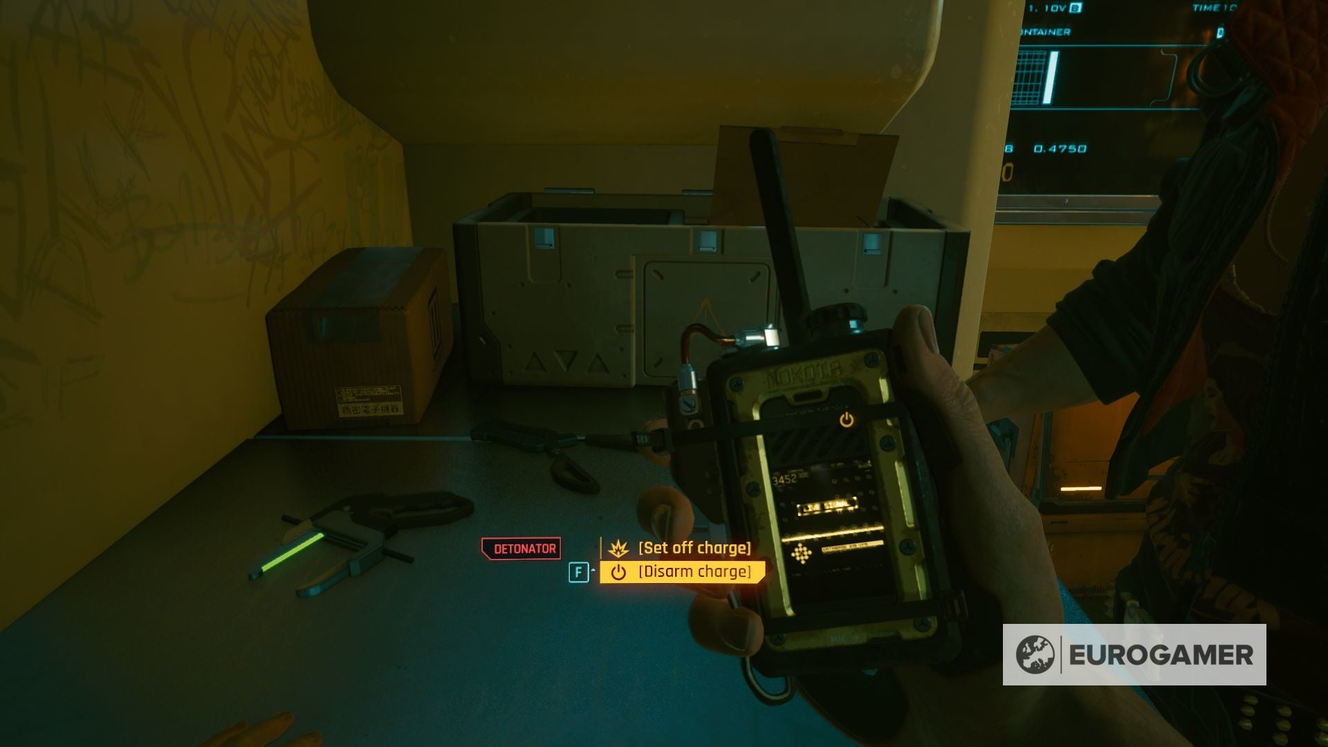 Cyberpunk 2077 Freeing Brick  How to free Brick and disarm the trap in Cyberpunk 2077 s The Pickup - 84