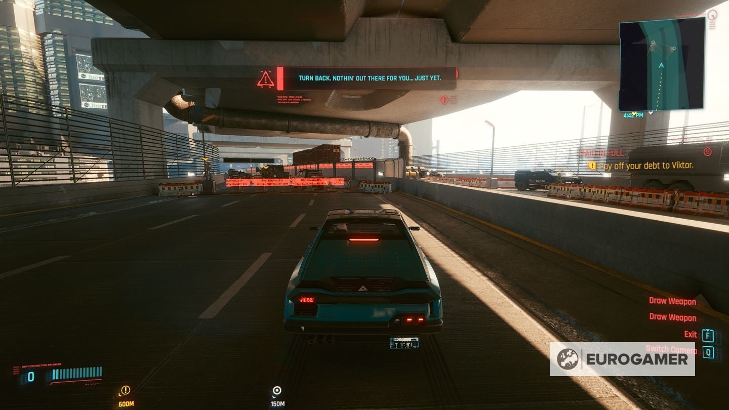 Cyberpunk 2077 lockdown explained  How to wait for lockdown to end for The Gig mission in Cyberpunk 2077 - 64