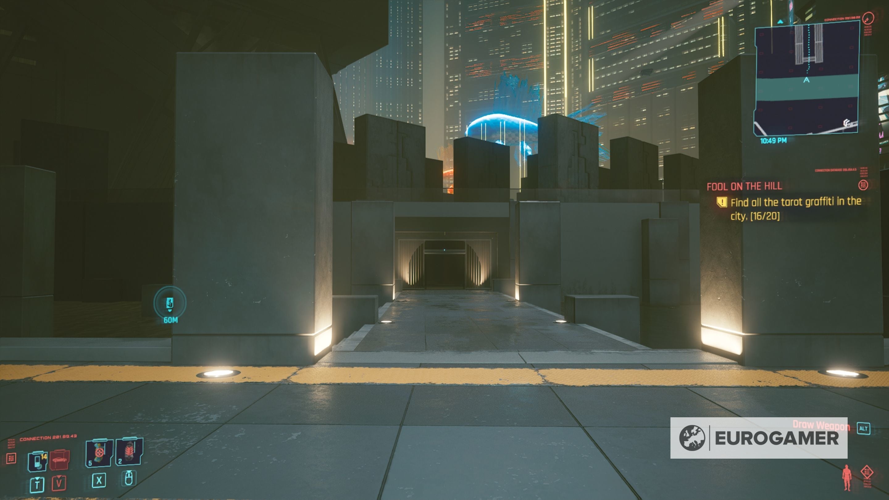 Cyberpunk 2077 Tarot Card locations for Fool on the Hill explained - 94
