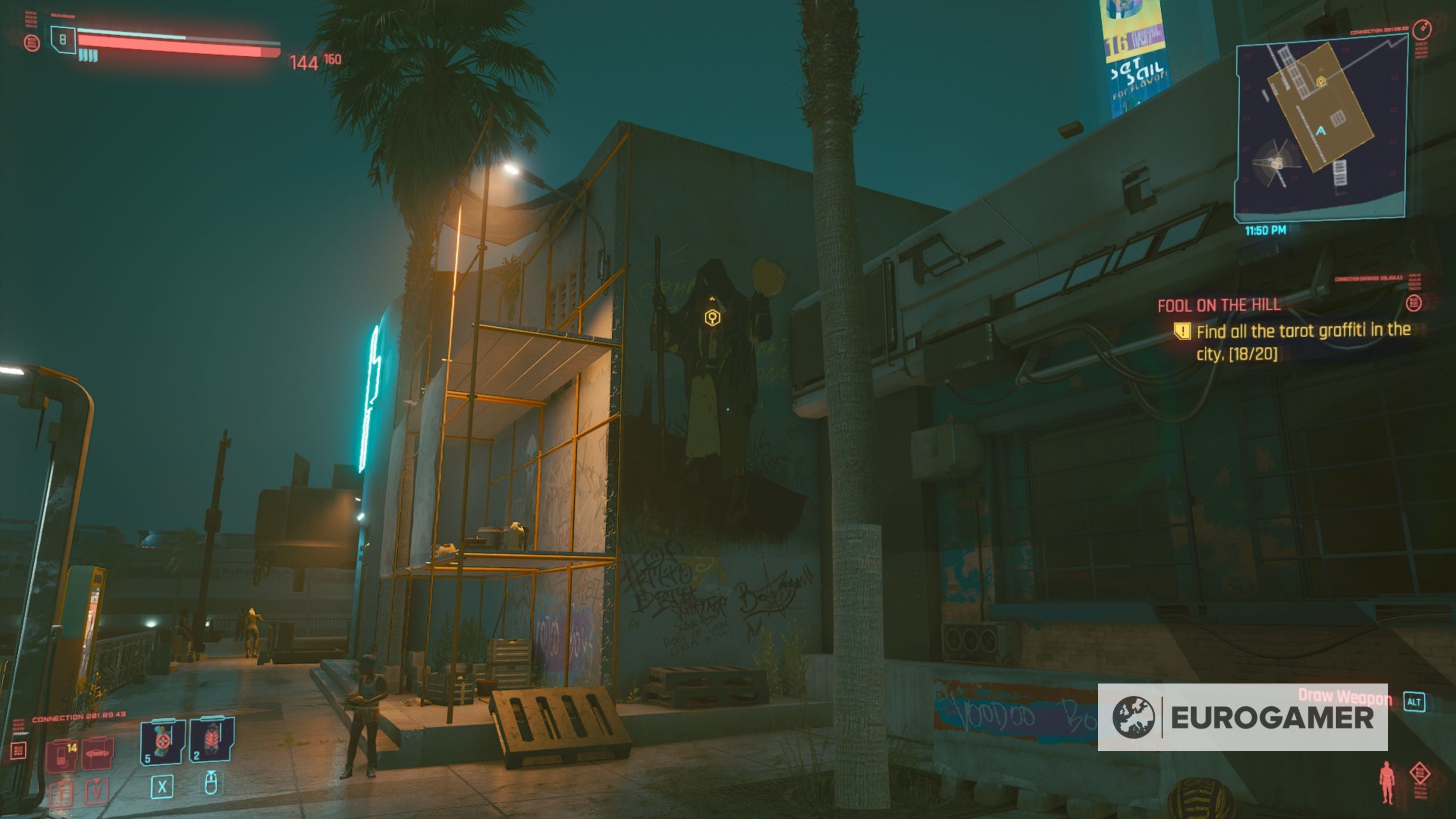 Cyberpunk 2077 Tarot Card locations for Fool on the Hill explained - 83