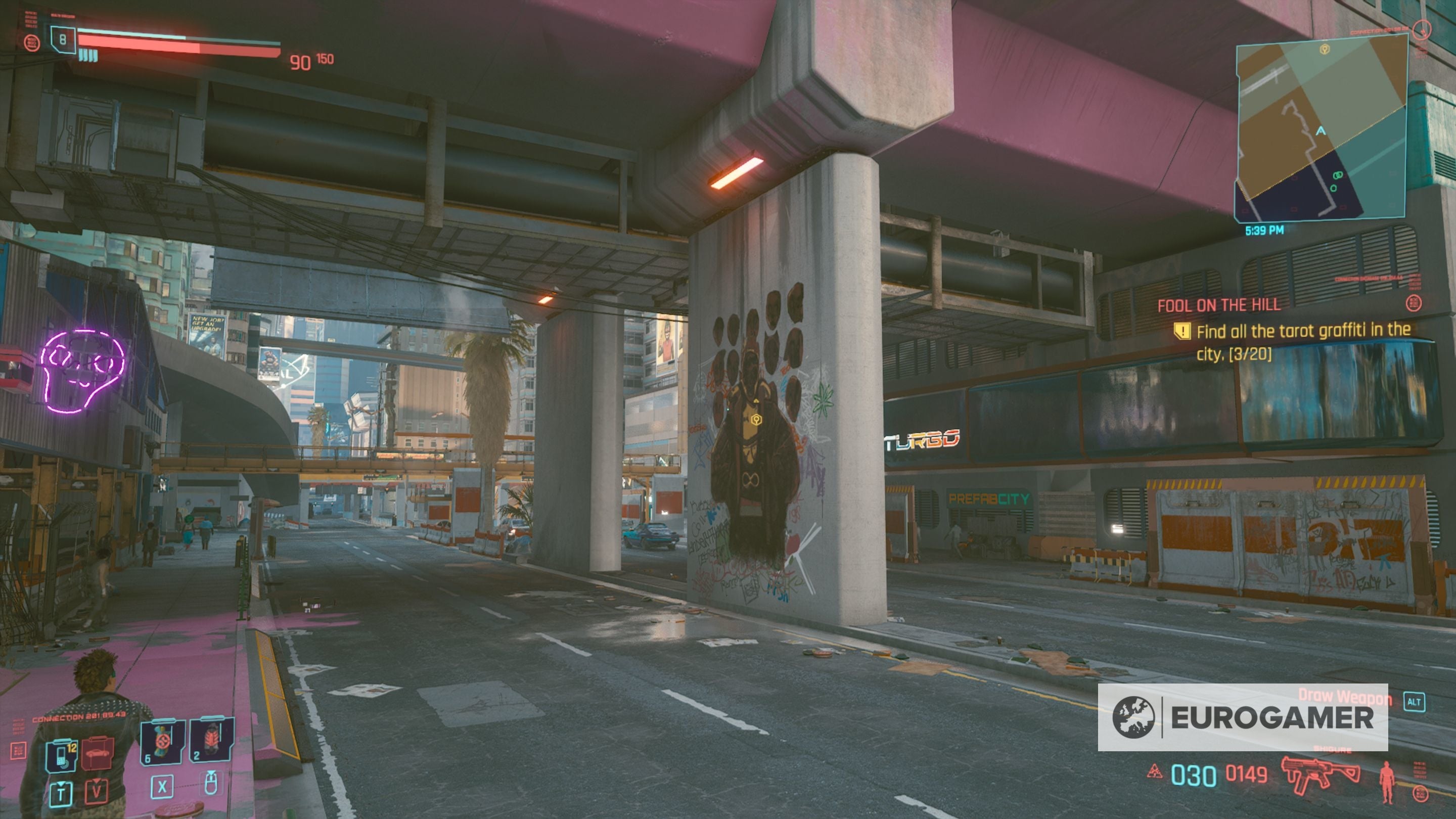 Cyberpunk 2077 Tarot Card locations for Fool on the Hill explained - 29