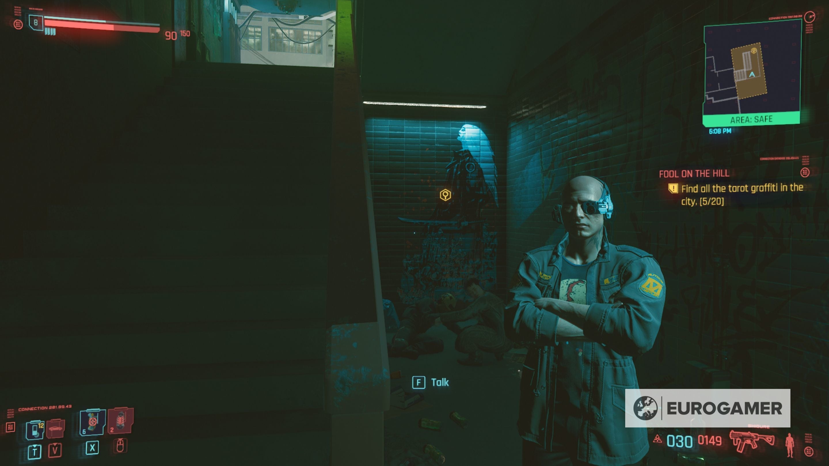 Cyberpunk 2077 Tarot Card locations for Fool on the Hill explained - 49