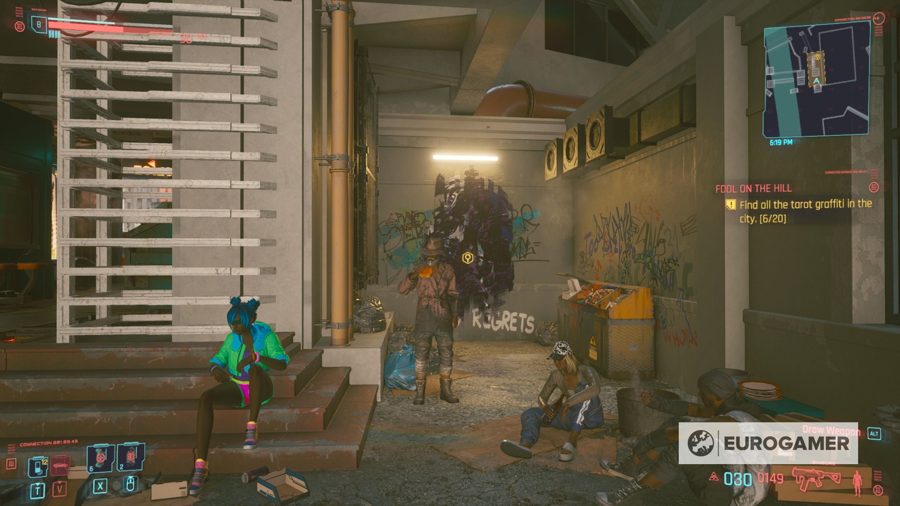 Cyberpunk 2077 Tarot Card locations for Fool on the Hill explained - 99