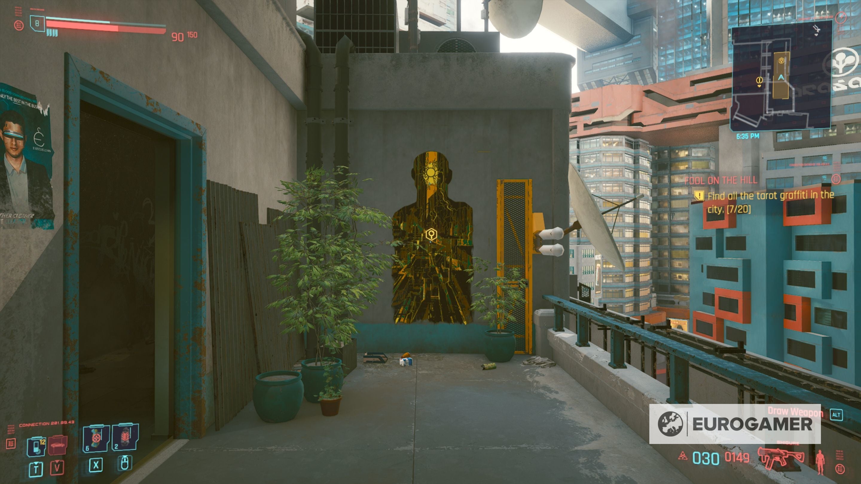Cyberpunk 2077 Tarot Card locations for Fool on the Hill explained - 60
