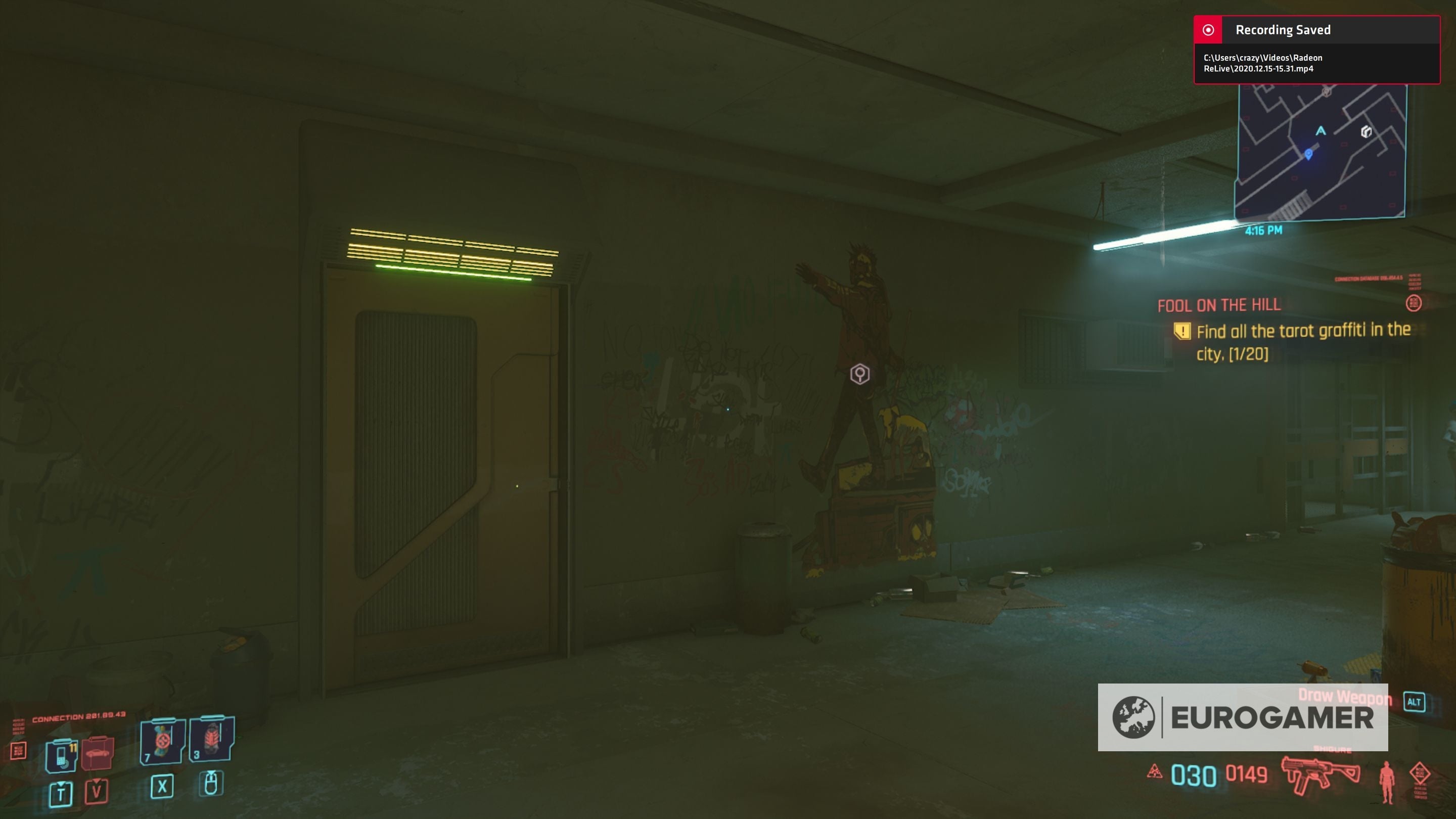 Cyberpunk 2077 Tarot Card locations for Fool on the Hill explained - 90