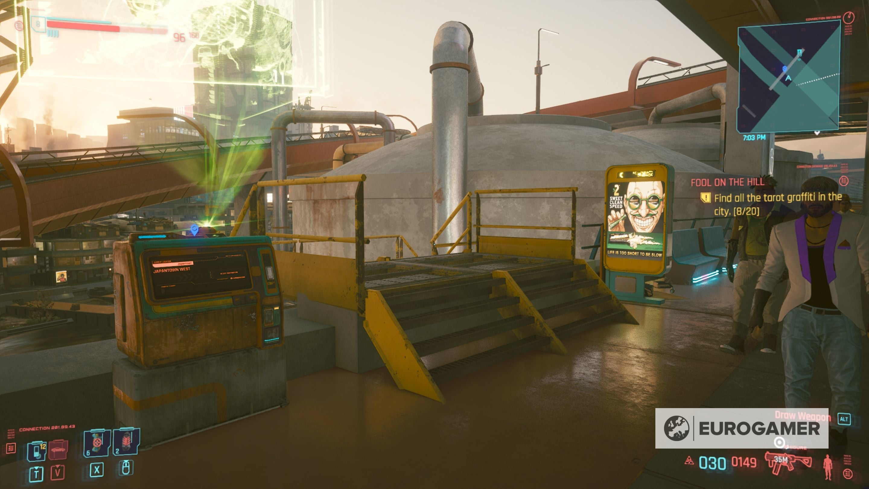 Cyberpunk 2077 Tarot Card locations for Fool on the Hill explained - 19
