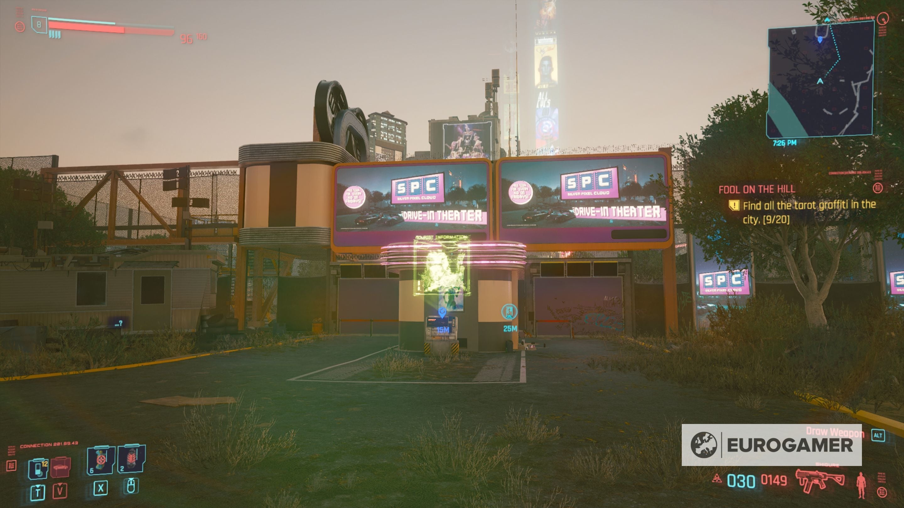 Cyberpunk 2077 Tarot Card locations for Fool on the Hill explained - 27