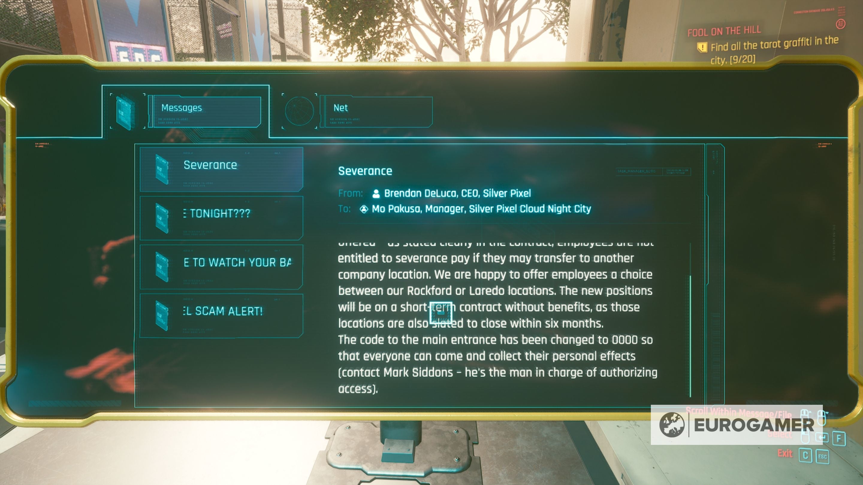Cyberpunk 2077 Tarot Card locations for Fool on the Hill explained - 55