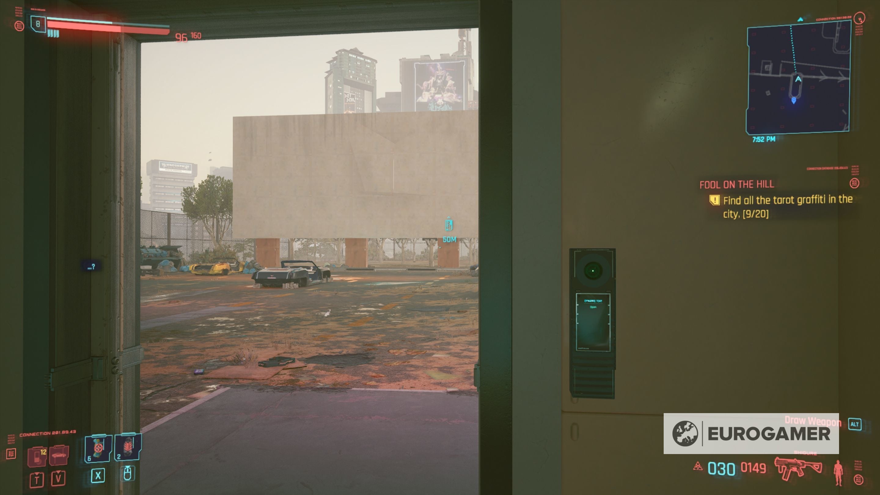 Cyberpunk 2077 Tarot Card locations for Fool on the Hill explained - 8