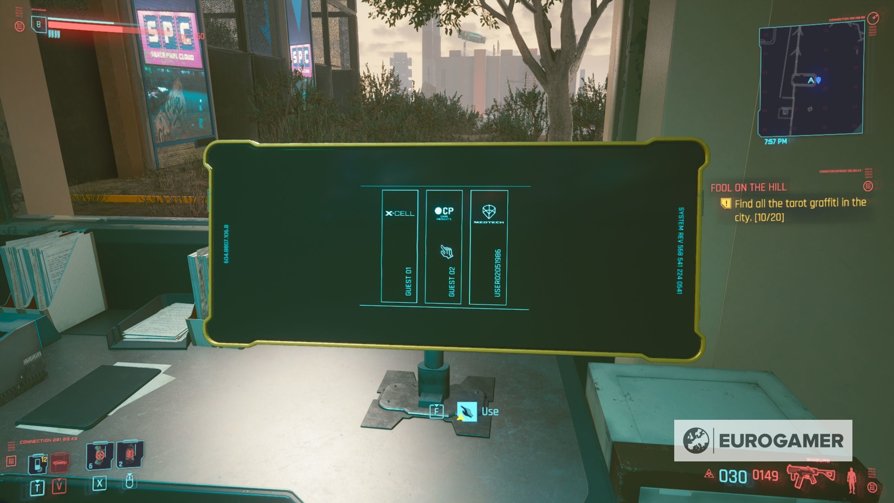 Cyberpunk 2077 Tarot Card locations for Fool on the Hill explained - 25