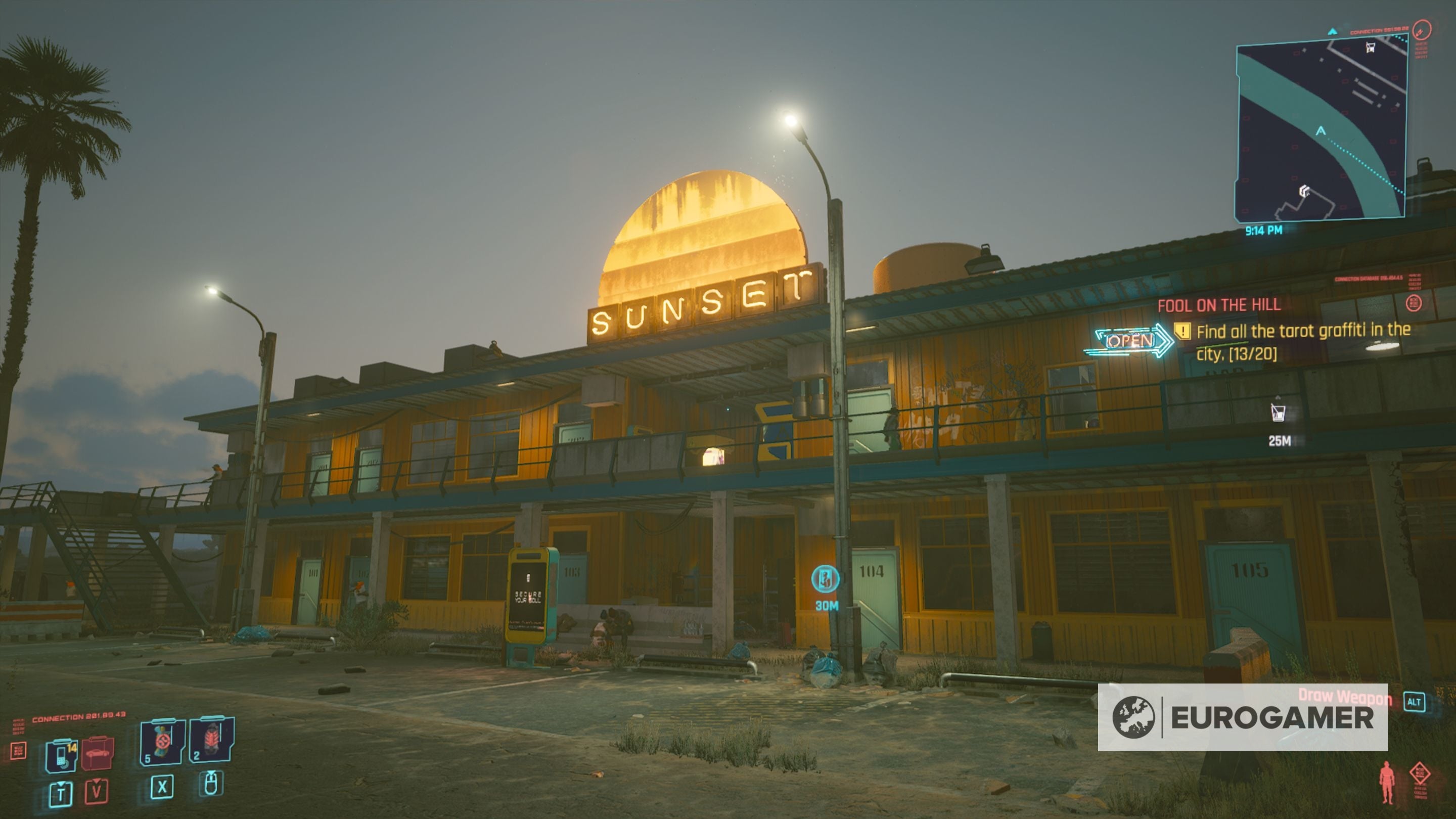 Cyberpunk 2077 Tarot Card locations for Fool on the Hill explained - 55