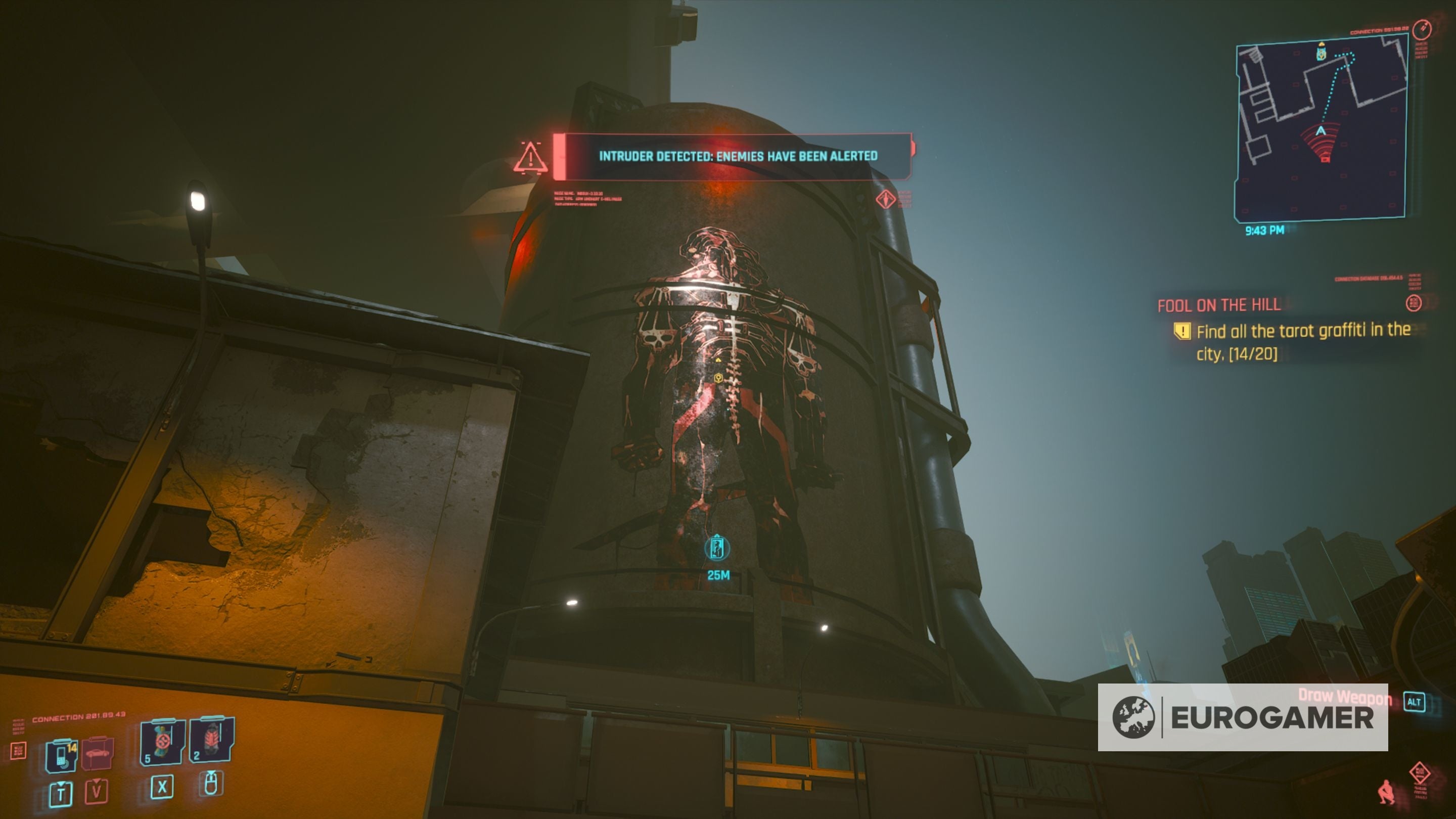 Cyberpunk 2077 Tarot Card locations for Fool on the Hill explained - 95