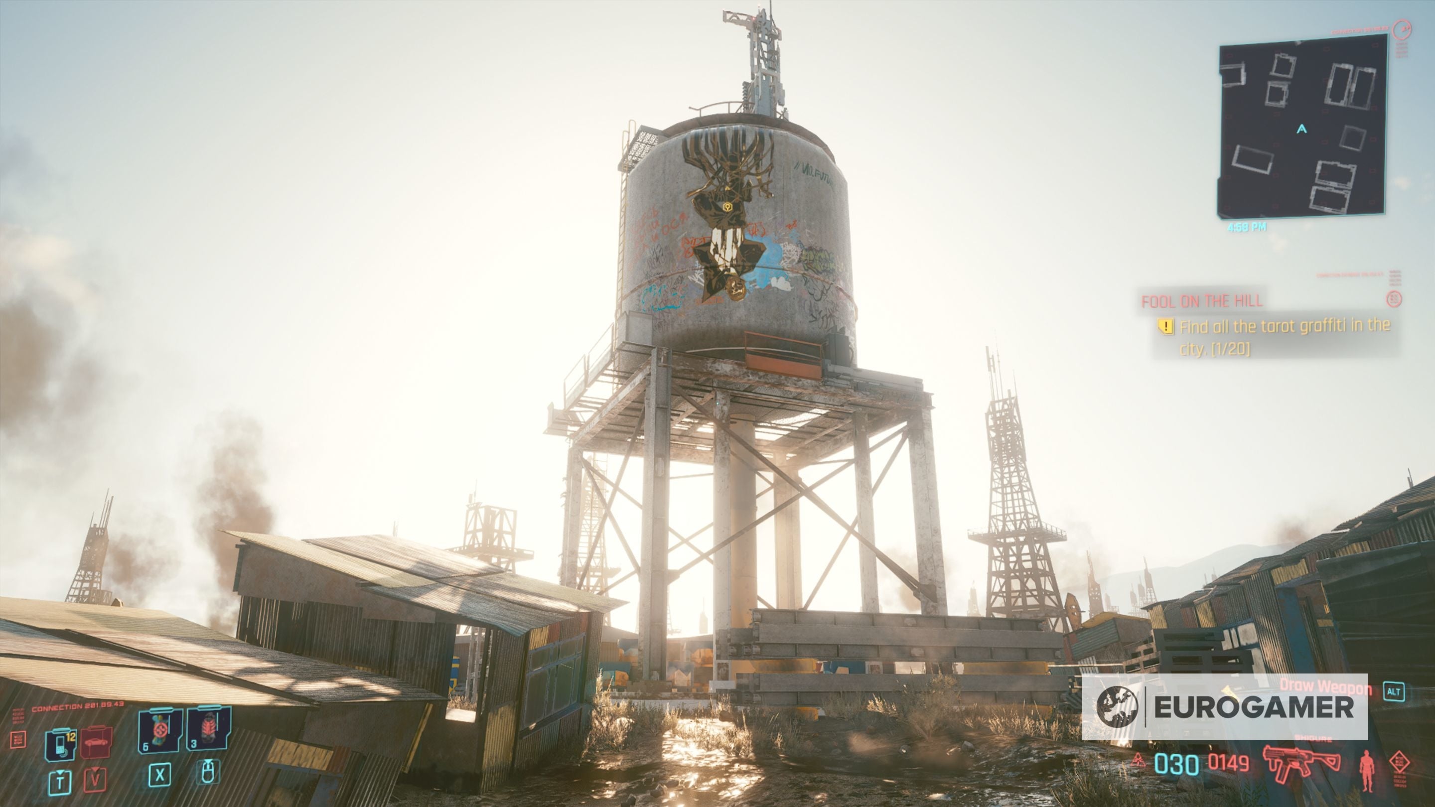 Cyberpunk 2077 Tarot Card locations for Fool on the Hill explained - 2
