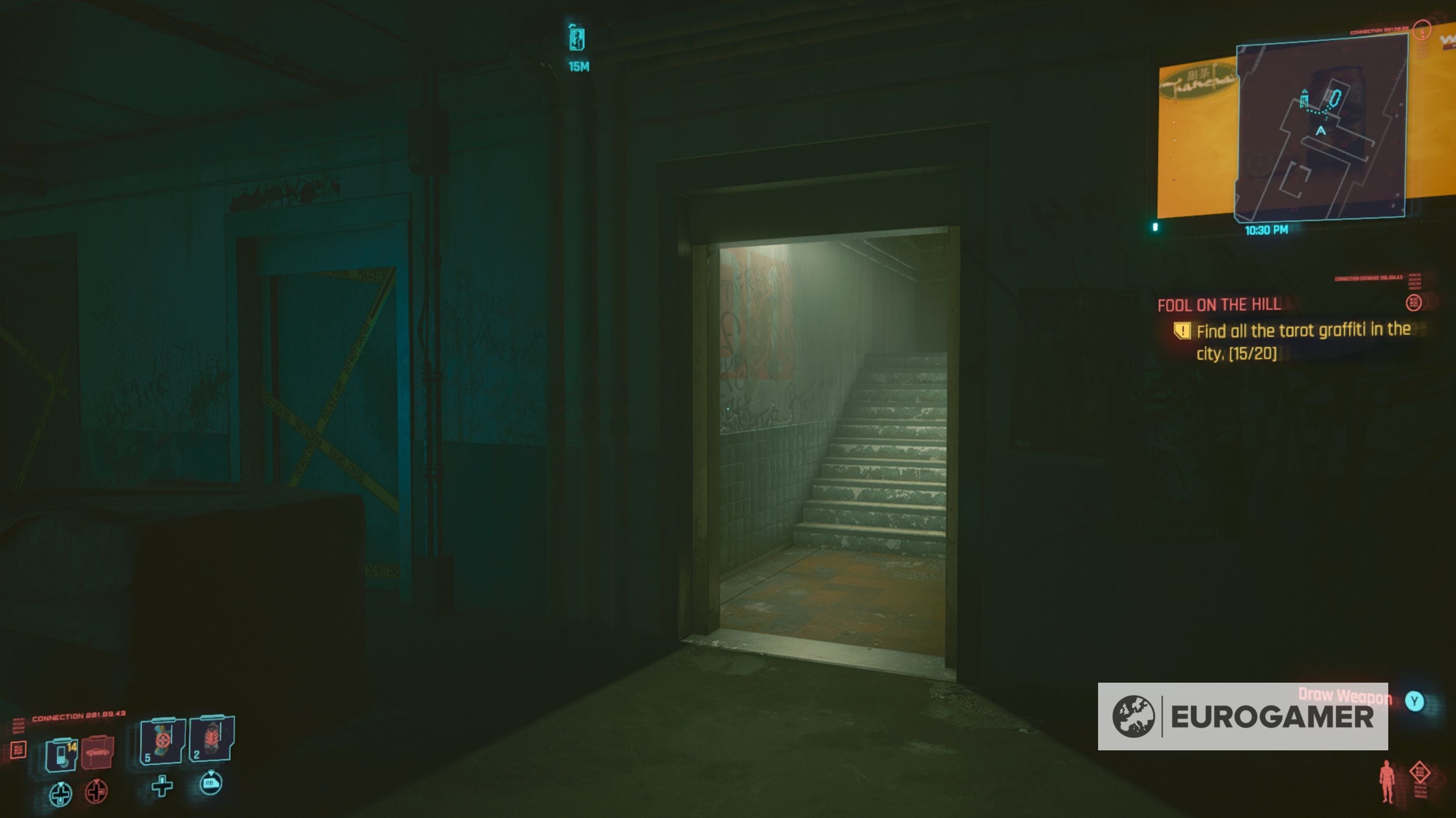 Cyberpunk 2077 Tarot Card locations for Fool on the Hill explained - 88