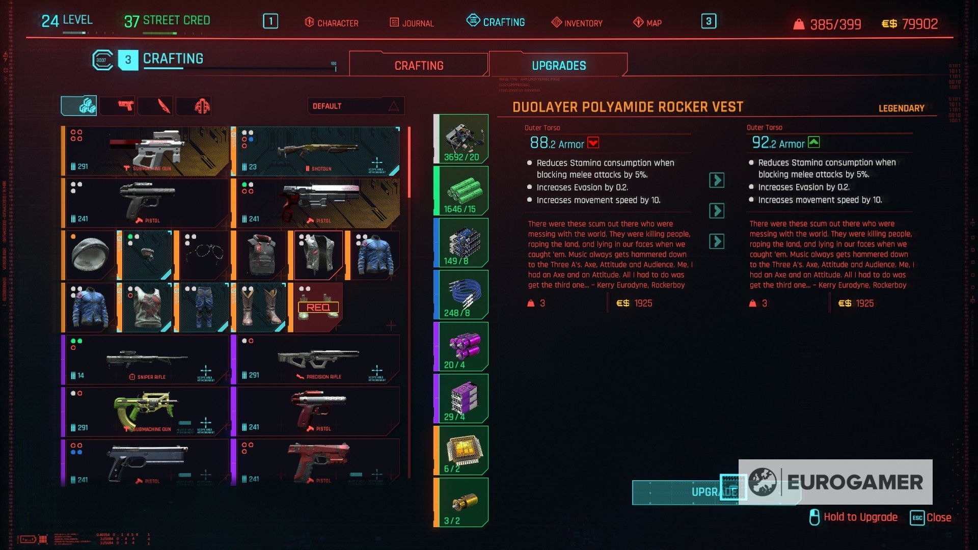 Cyberpunk 2077 best armor and clothing recommendations  and where to find free legendary armor explained - 59