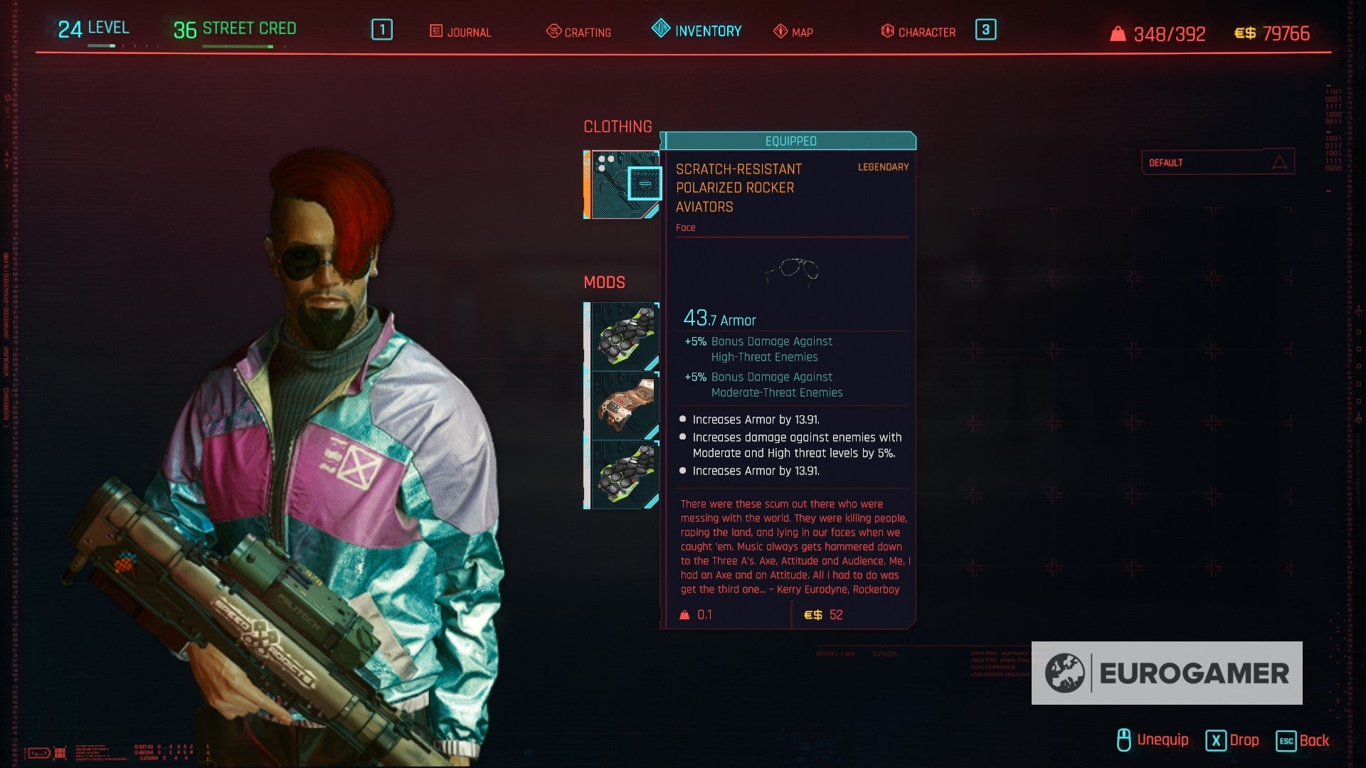 Cyberpunk 2077 best armor and clothing recommendations  and where to find free legendary armor explained - 48