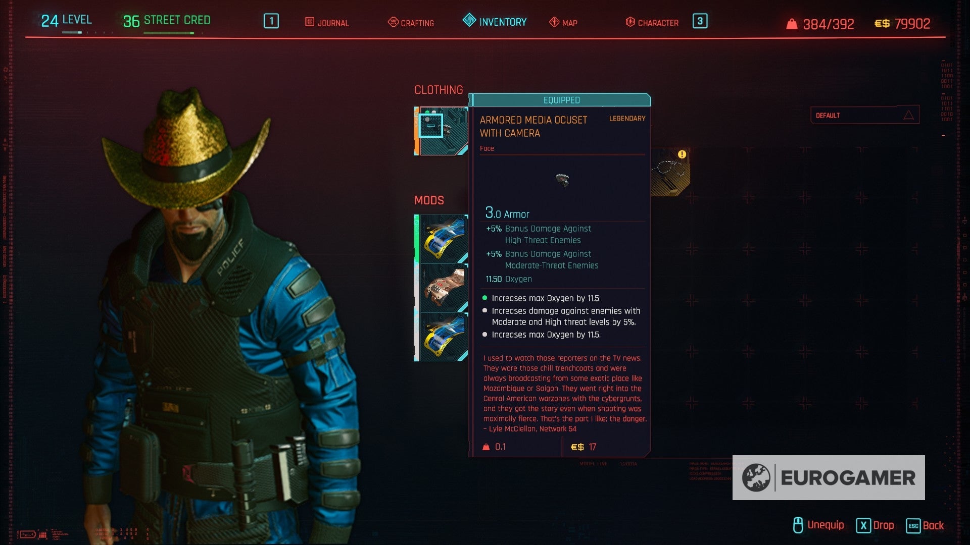 Cyberpunk 2077 best armor and clothing recommendations  and where to find free legendary armor explained - 21