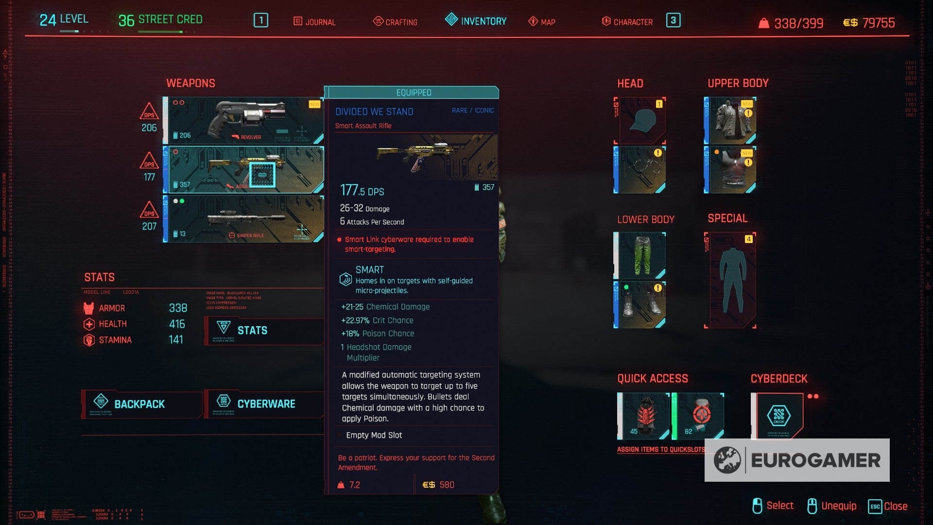 Cyberpunk 2077 best weapons list  from best assault rifles to sniper rifles  shotguns and more - 36