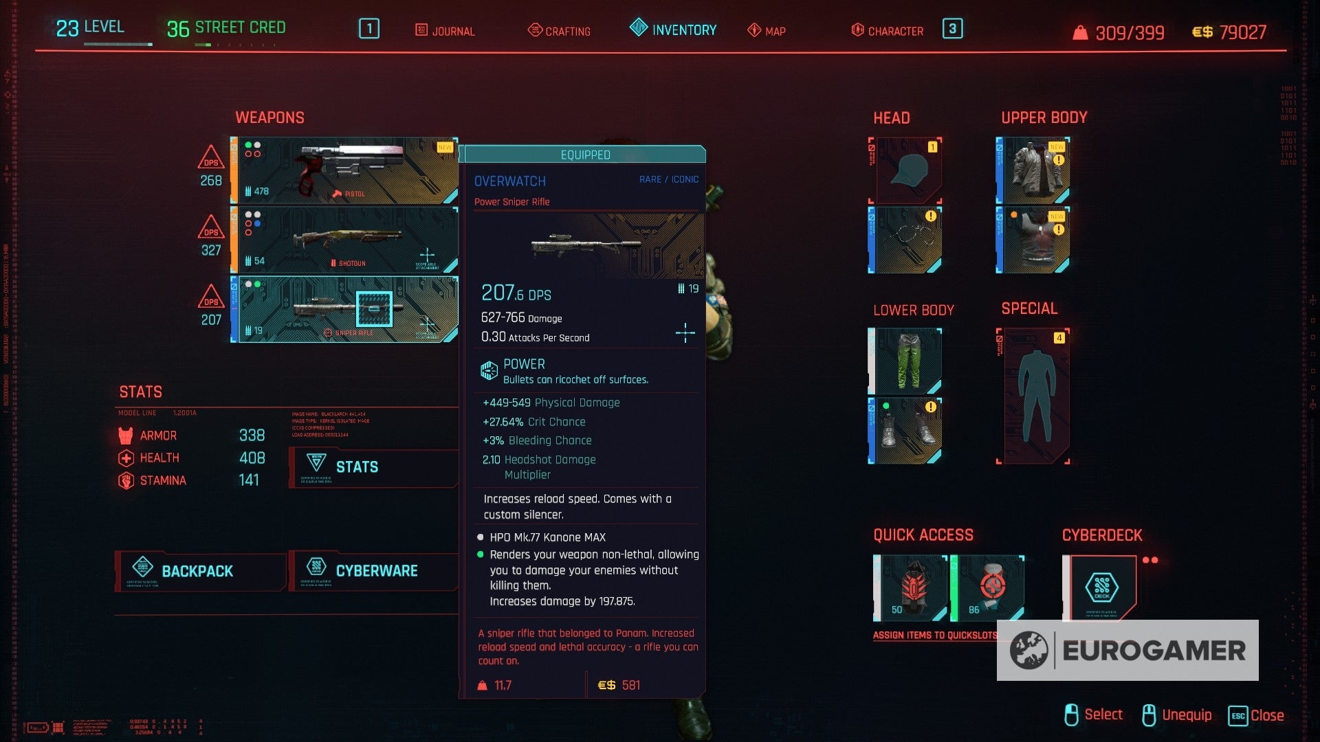 Cyberpunk 2077 best weapons list  from best assault rifles to sniper rifles  shotguns and more - 68