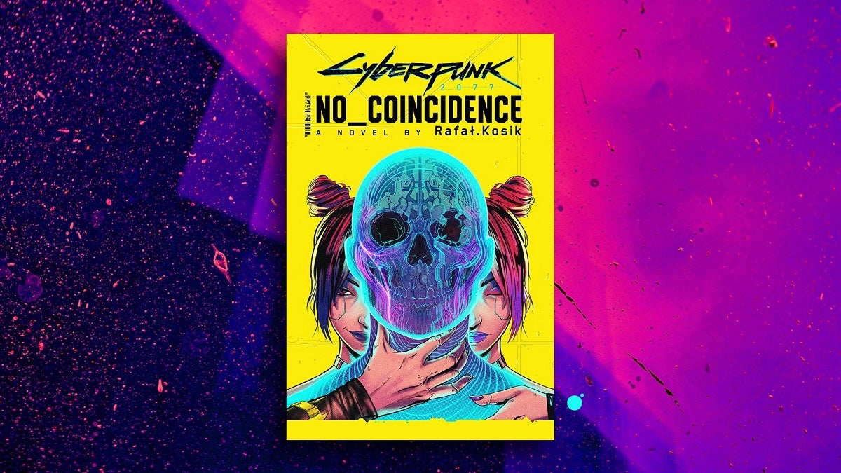 Okładka powieści „Cyberpunk 2077: No Coincidence”