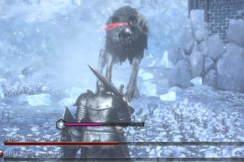 Obrazki dla Dark Souls 3: Ashes of Ariandel - Stróż grobu czempiona i Wielki wilk (opcjonalny boss)