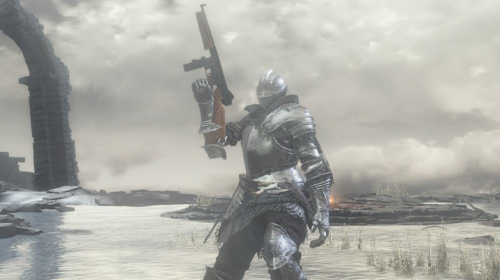 Obrazki dla Broń palna w Dark Souls 3 - mod zamienia kusze na karabiny i pistolety maszynowe