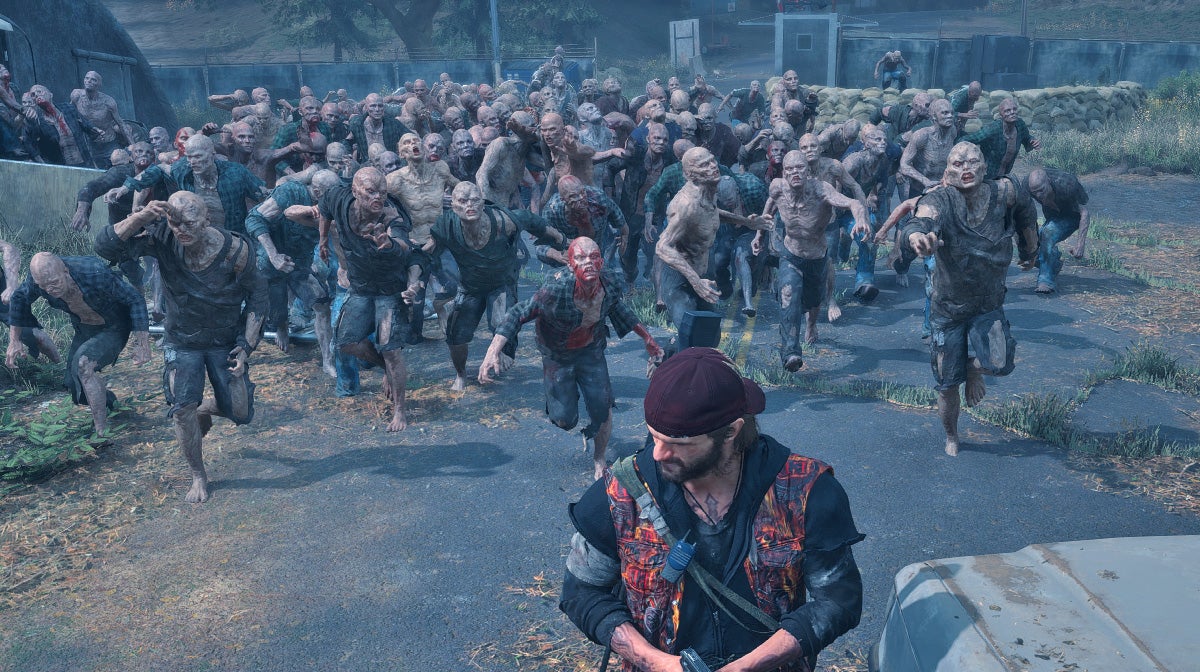 Obrazki dla Days Gone na PC z większymi hordami zombie. Mod podnosi poziom trudności