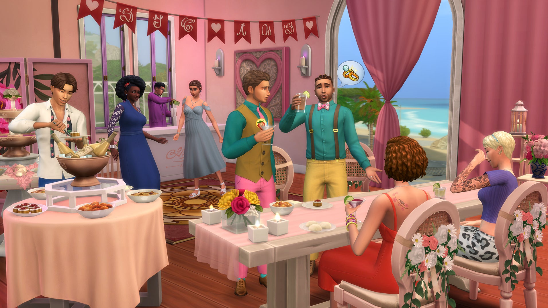 Afbeeldingen van De Sims 4 Mijn Bruiloft release bekend