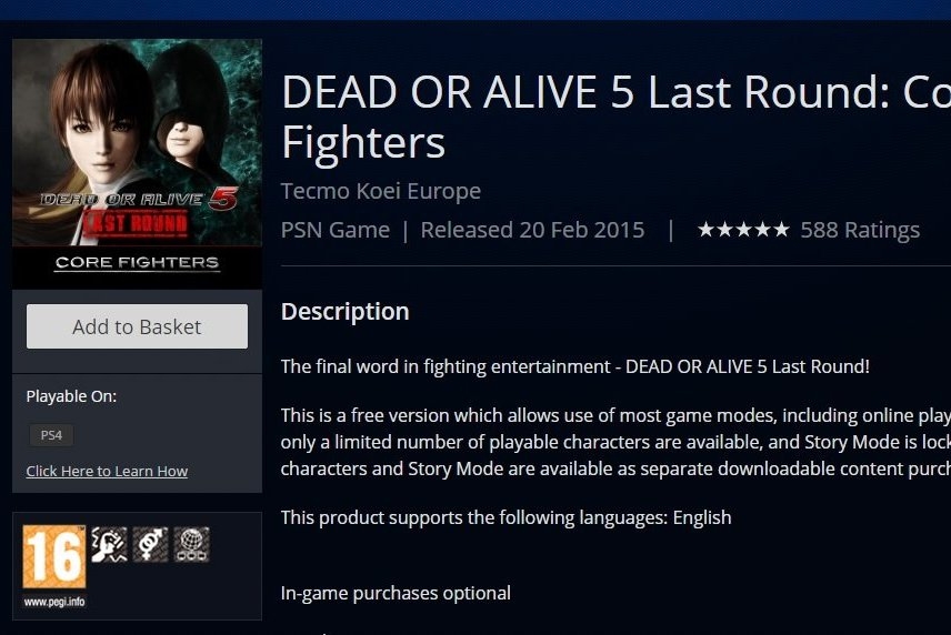 dead or alive 5 last round dlc free download ps4