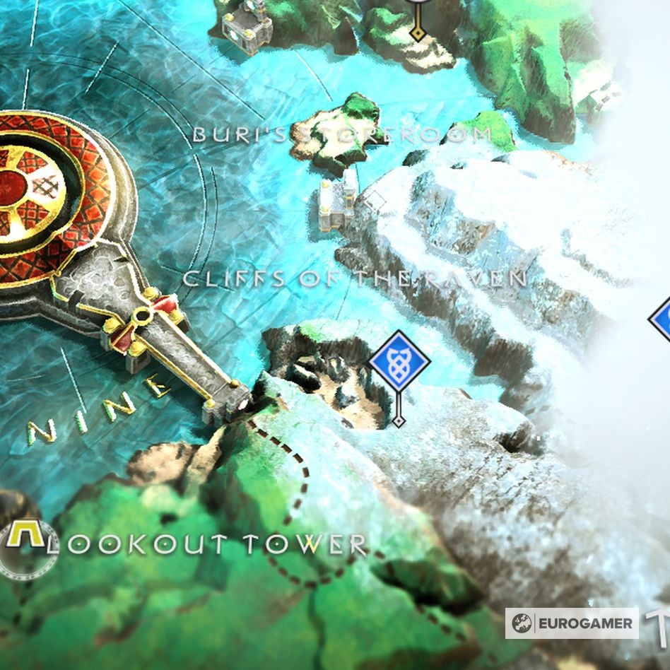 God of War Treasure Map locations   Where to find Don t Blink  Kneel Before God  Island of Light and other Treasure Maps - 39