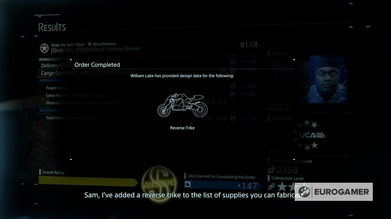 Death Stranding bikes and vehicles explained  How to charge the bike with a generator  repair vehicles and get new vehicles explained - 73