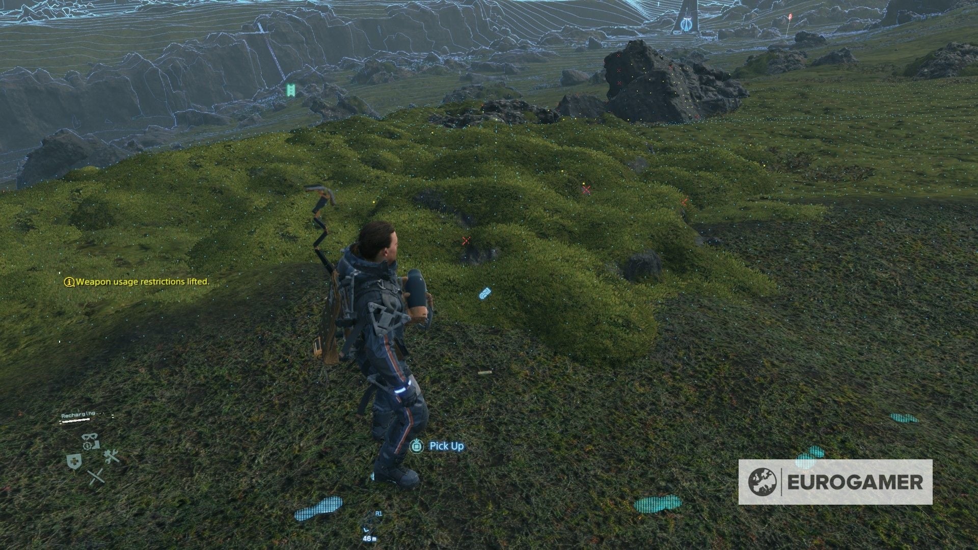 Death Stranding Memory Chip locations  What  glowing  objects mean and where to find them - 12