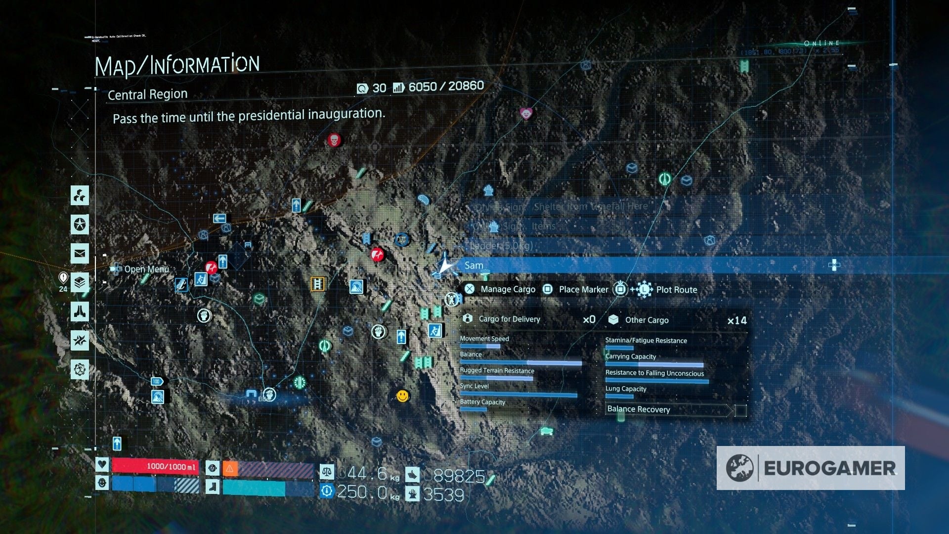 Death Stranding Memory Chip locations  What  glowing  objects mean and where to find them - 26