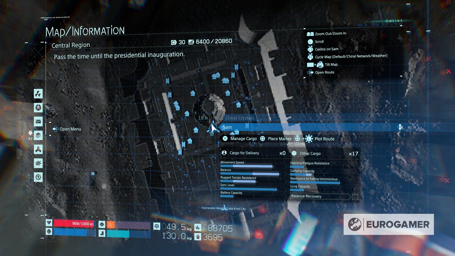 Death Stranding Memory Chip locations  What  glowing  objects mean and where to find them - 60