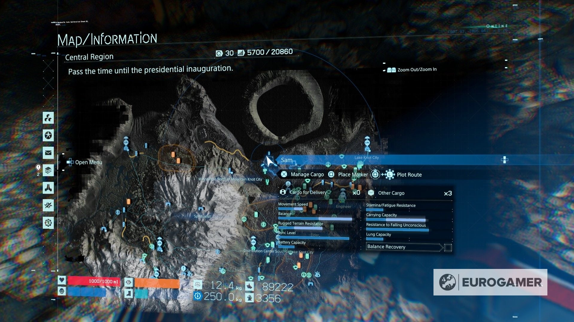 Death Stranding Memory Chip locations  What  glowing  objects mean and where to find them - 84