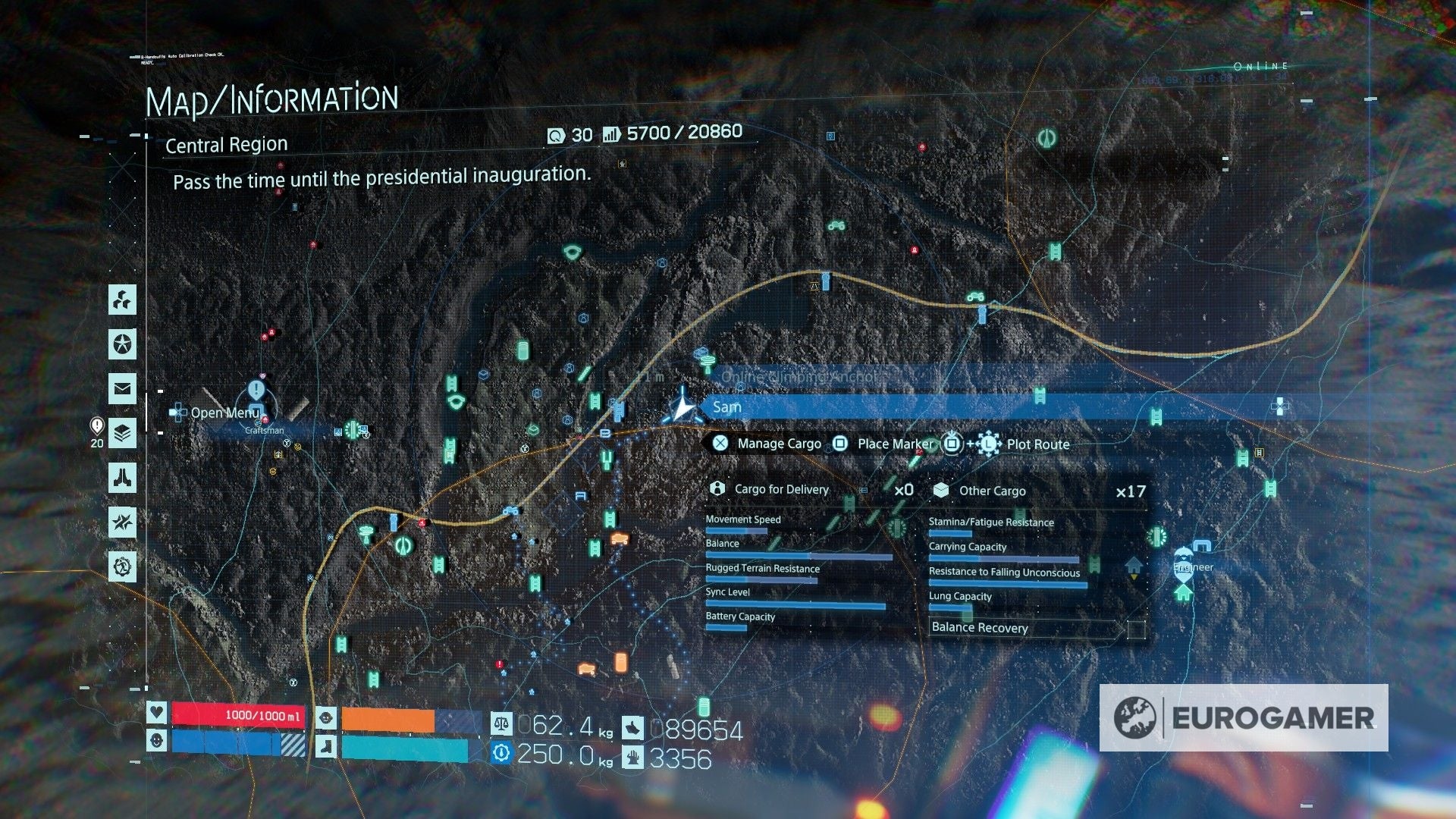 Death Stranding Memory Chip locations  What  glowing  objects mean and where to find them - 64