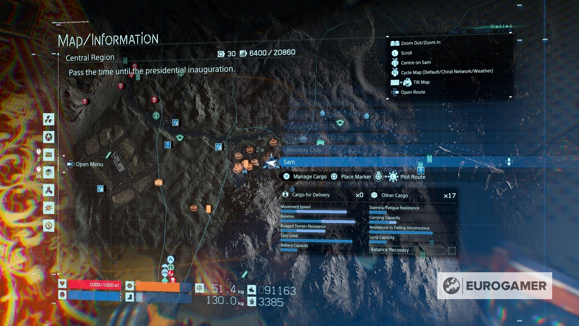 Death Stranding Memory Chip locations  What  glowing  objects mean and where to find them - 31